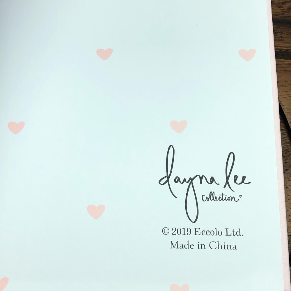 Eccolo Faux Pink leather Desk Journal with BLING! - Picture 6 of 8